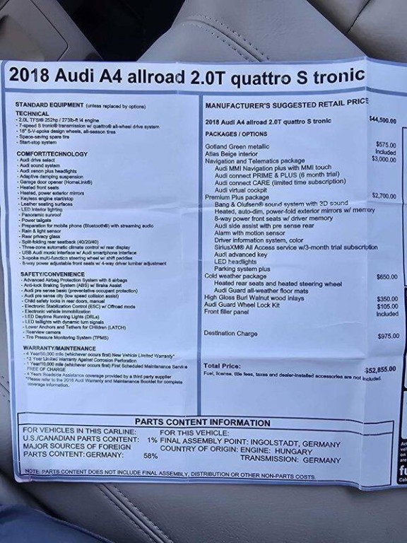 2018 Audi A4 Image 15