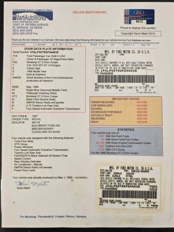 1995 Ford Mustang Image 16