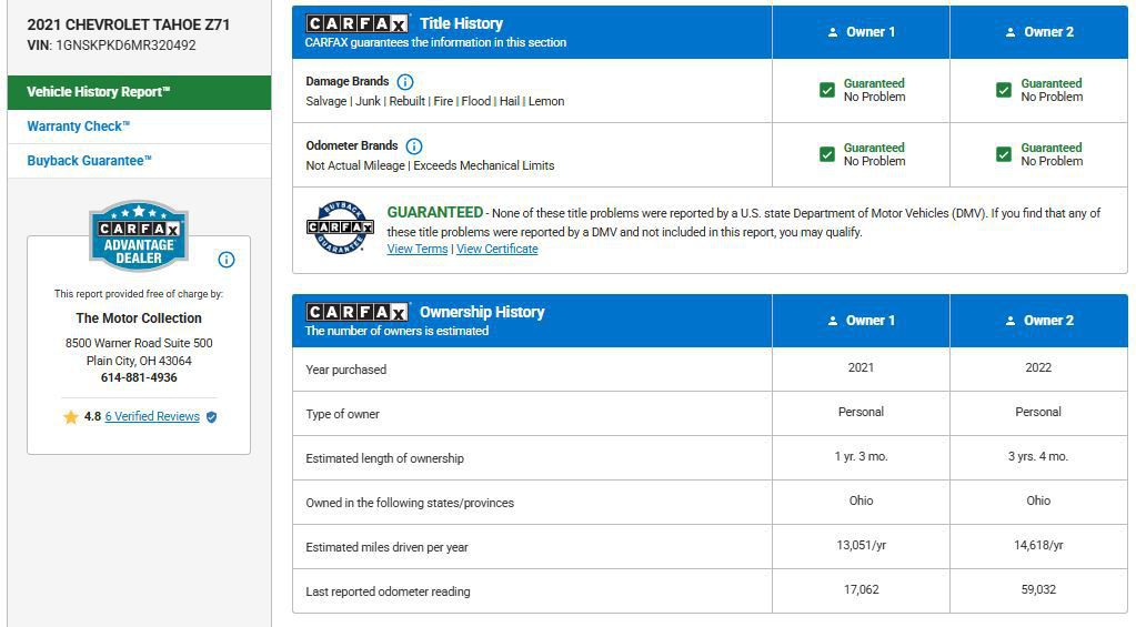 2021 Chevrolet Tahoe Image 16