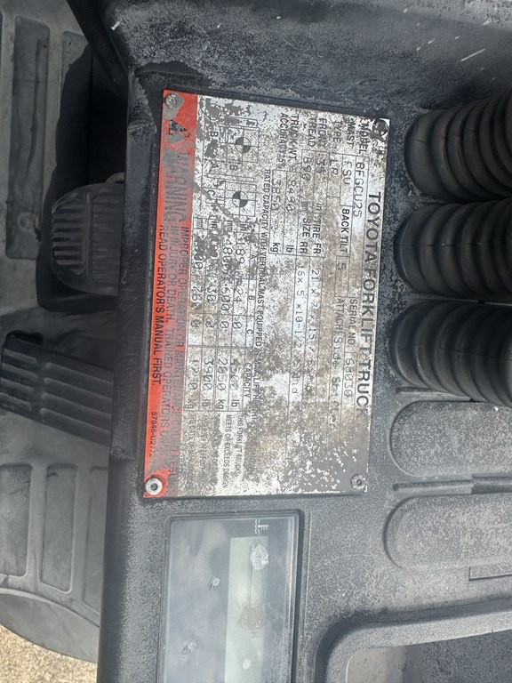 2000 Toyota 8fgcu25 Image 4