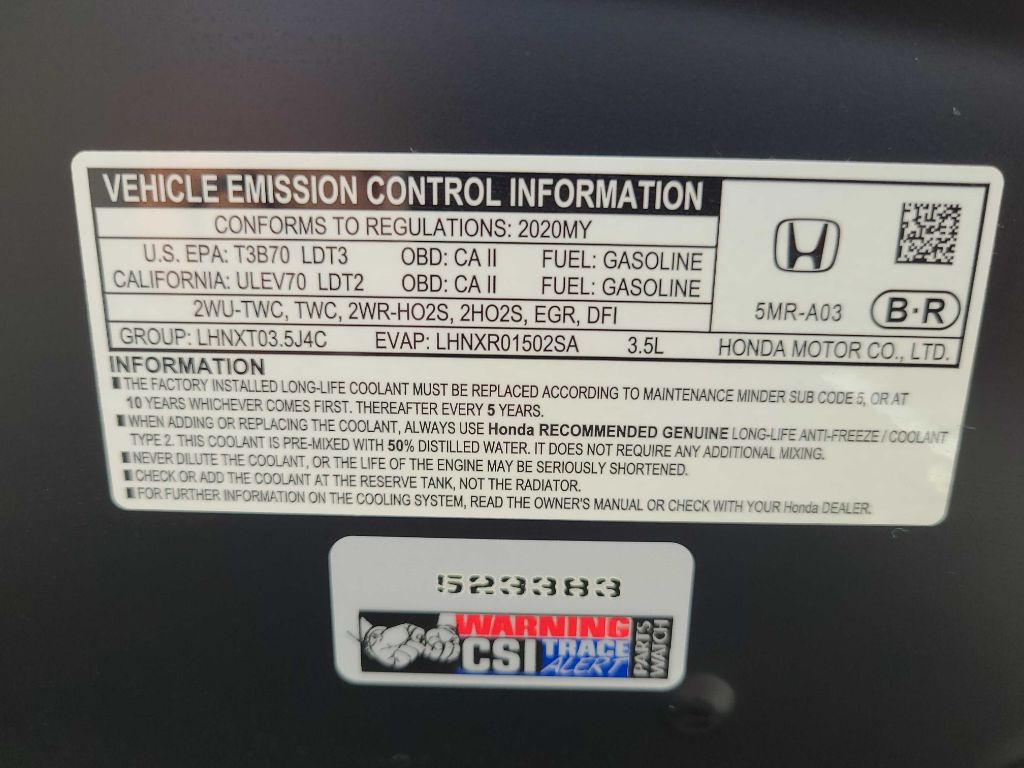 2020 Honda Odyssey Image 46