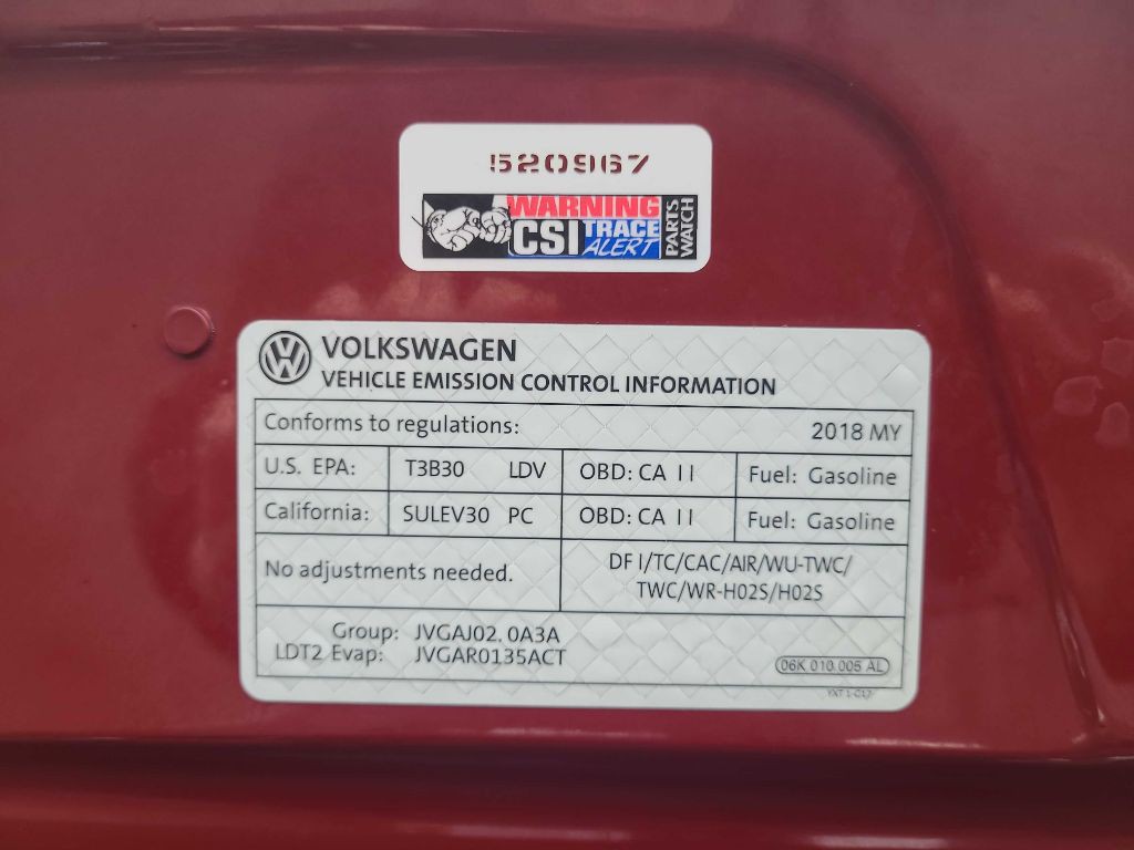 2018 Volkswagen Tiguan Image 44