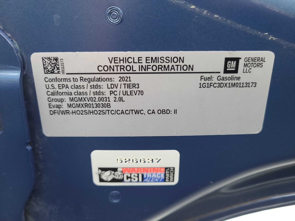 2021 Chevrolet Camaro Image 44