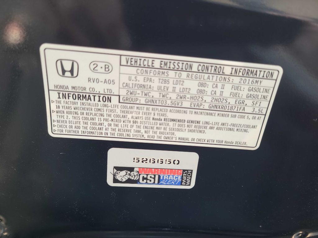 2016 Honda Odyssey Image 40
