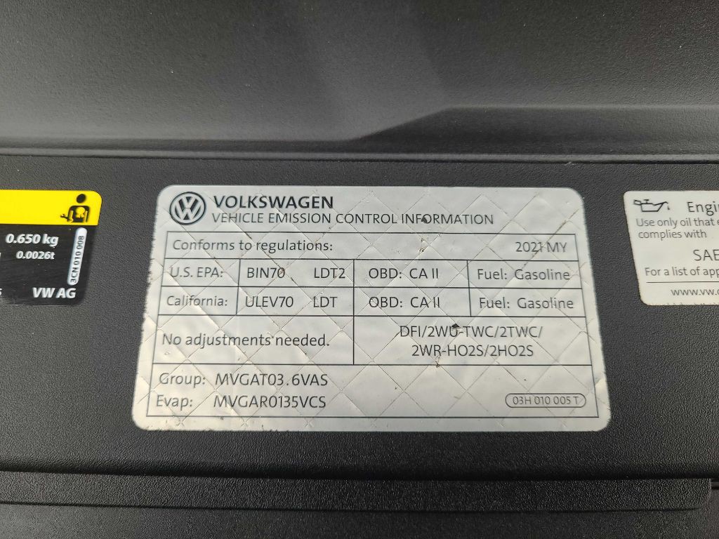 2021 Volkswagen Atlas Image 47