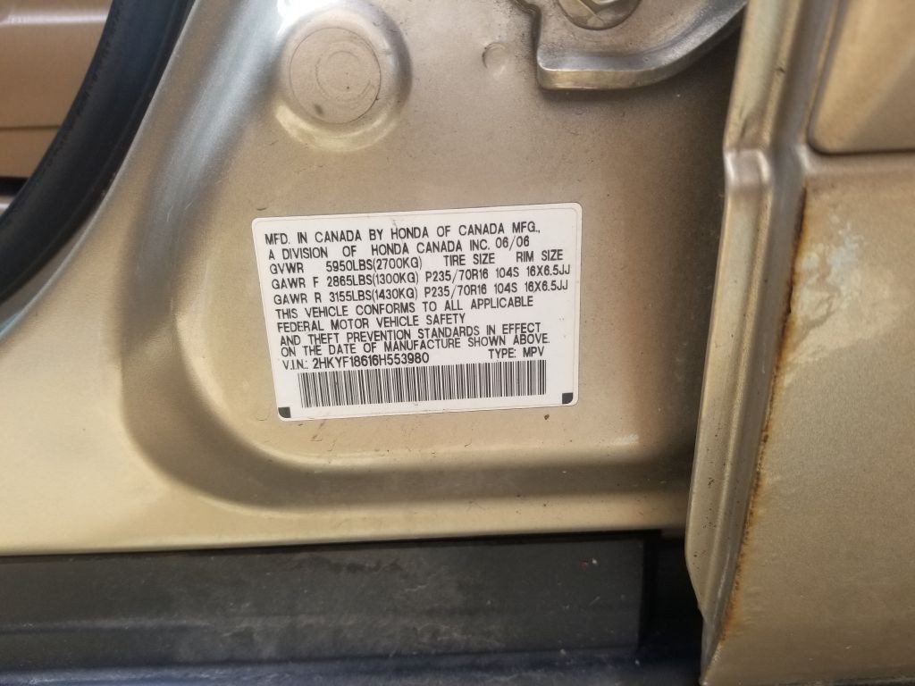 2006 Honda Pilot Image 10