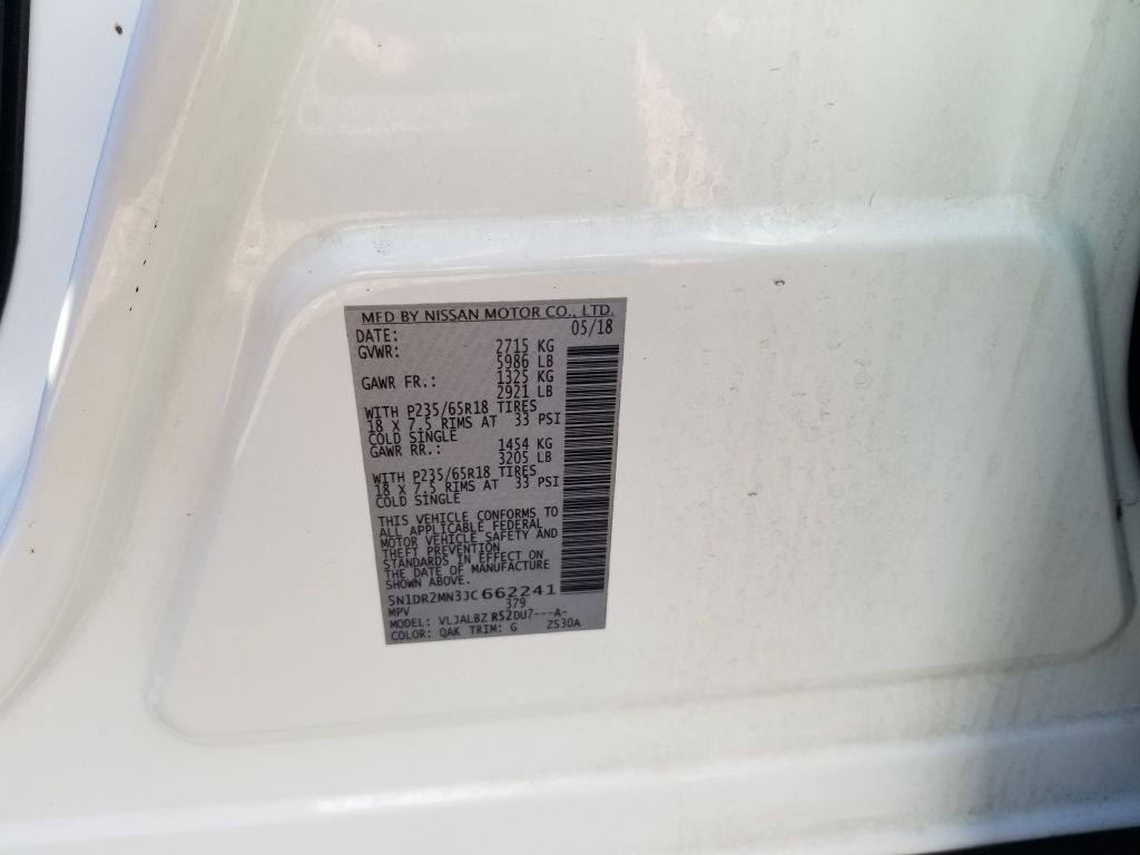 2018 Nissan Pathfinder Image 10