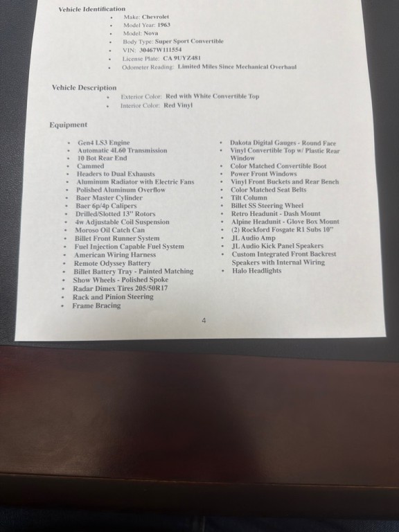 1963 Chevrolet Nova Image 31