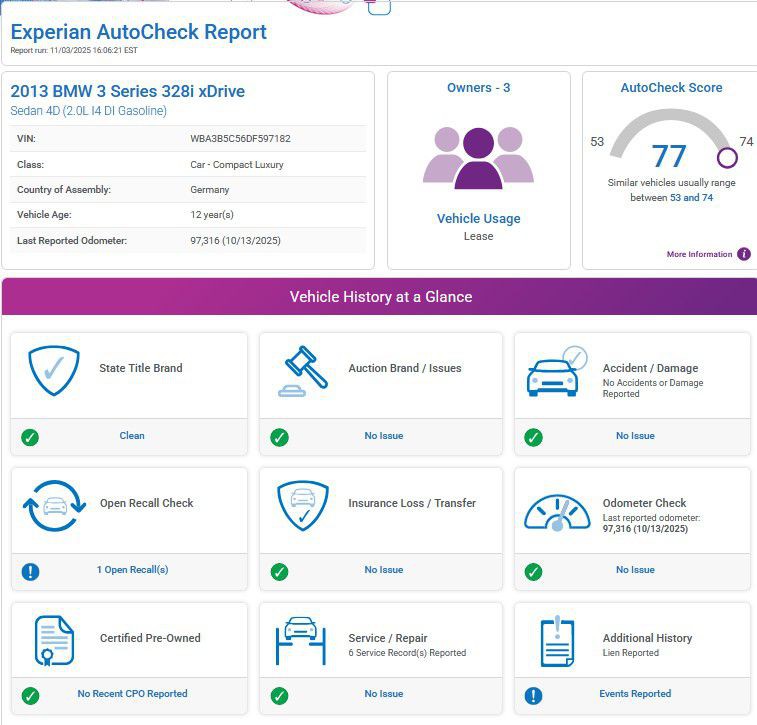 2013 BMW 3 Series Image 9