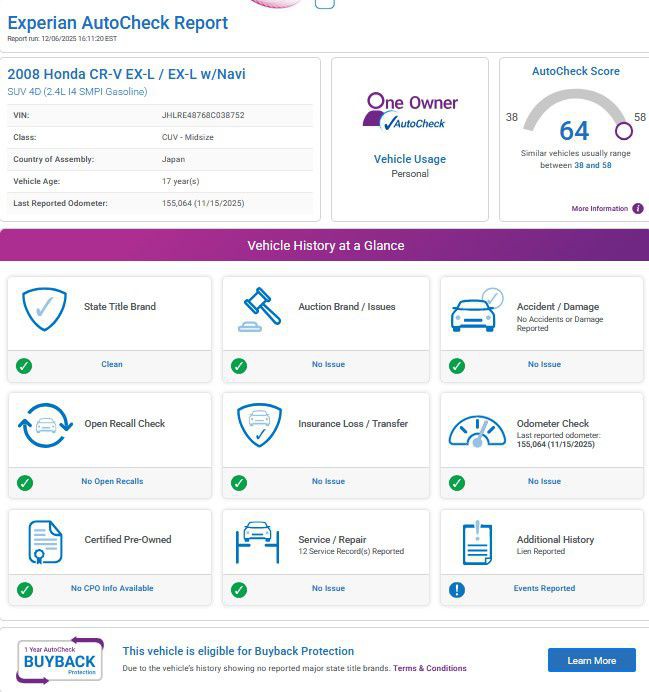 2008 Honda CR-V Image 9