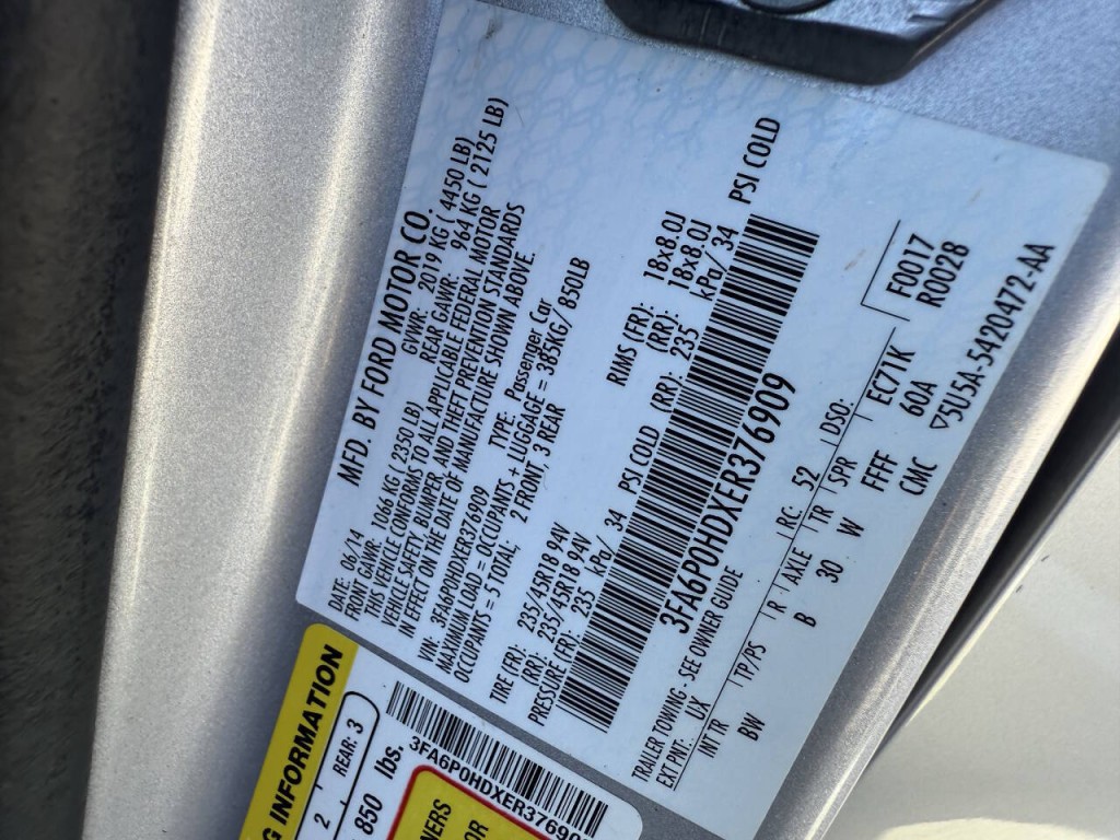 2014 Ford Fusion Image 18