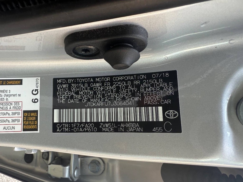 2018 Toyota Prius Image 19
