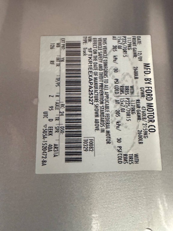 2010 Ford Ranger Image 16