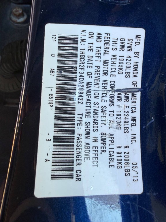 2013 Honda Accord Image 19