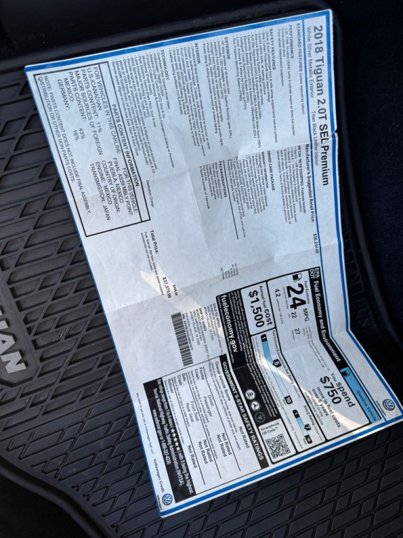 2018 Volkswagen Tiguan Image 35