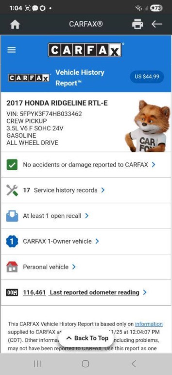 2017 Honda Ridgeline Image 36