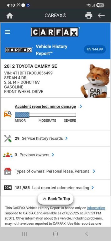 2012 Toyota Camry Image 28