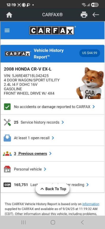2008 Honda CR-V Image 31