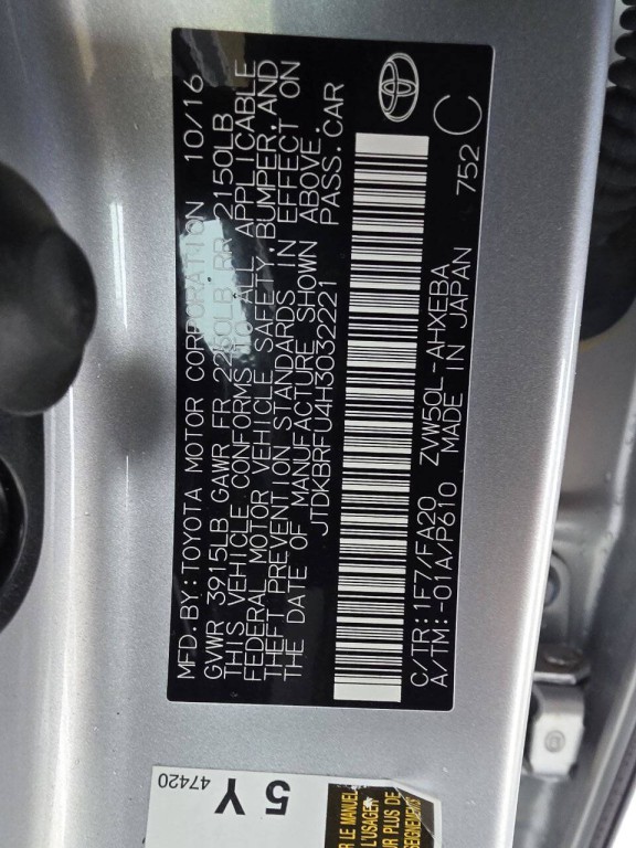 2017 Toyota Prius Image 19