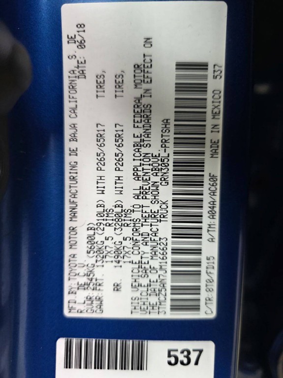 2018 Toyota Tacoma Image 19