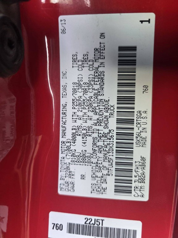 2013 Toyota Tundra Image 27