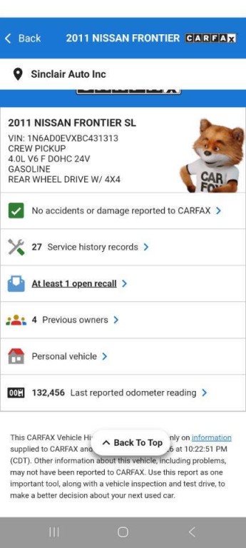 2011 Nissan Frontier Image 21