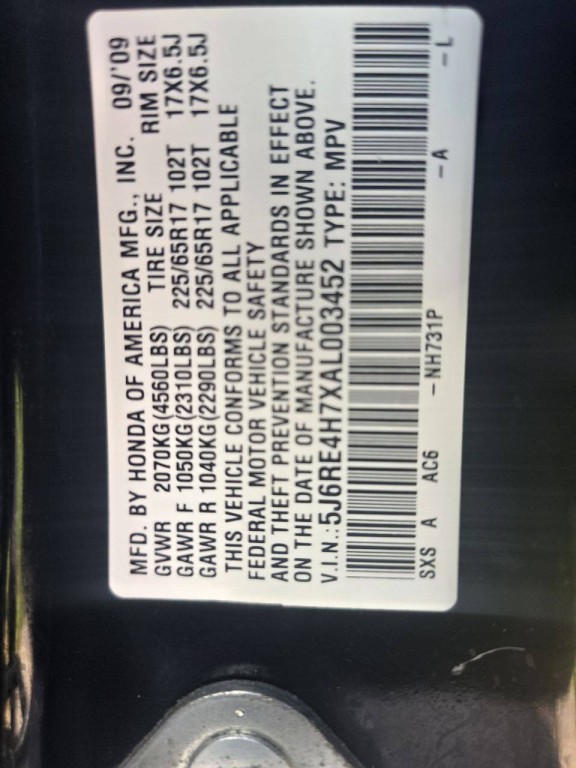 2010 Honda CR-V Image 20
