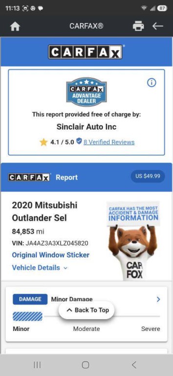 2020 Mitsubishi Outlander Image 30
