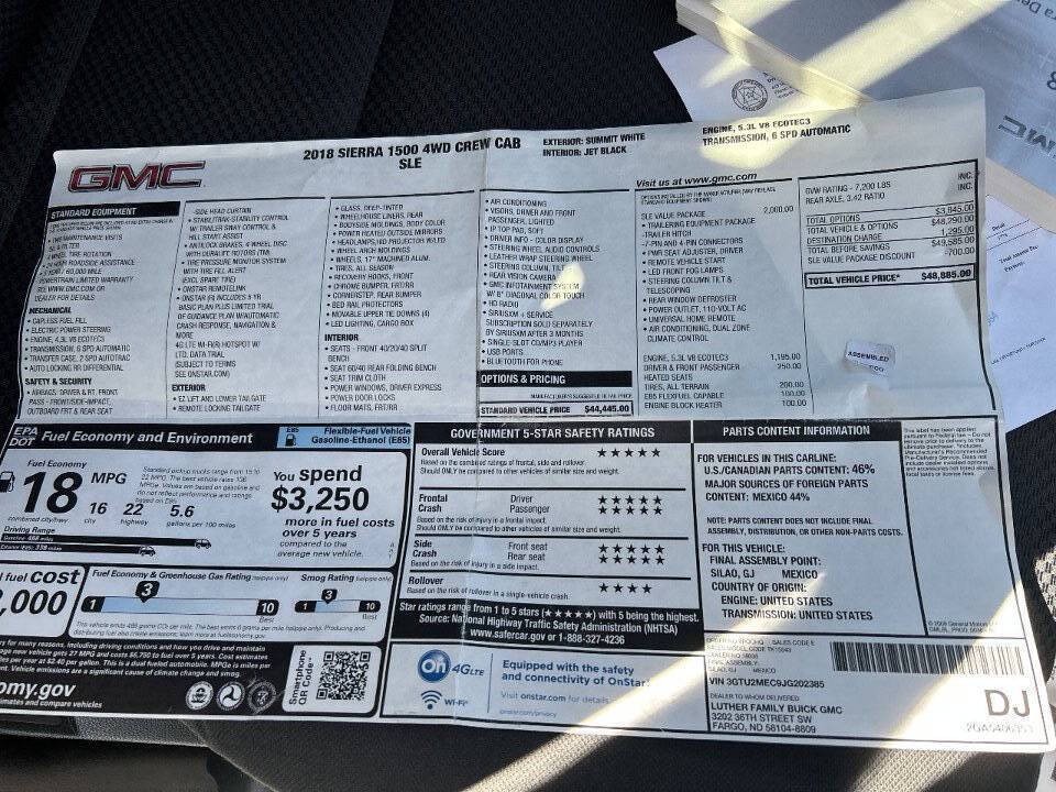 2018 GMC Sierra 1500 Image 22