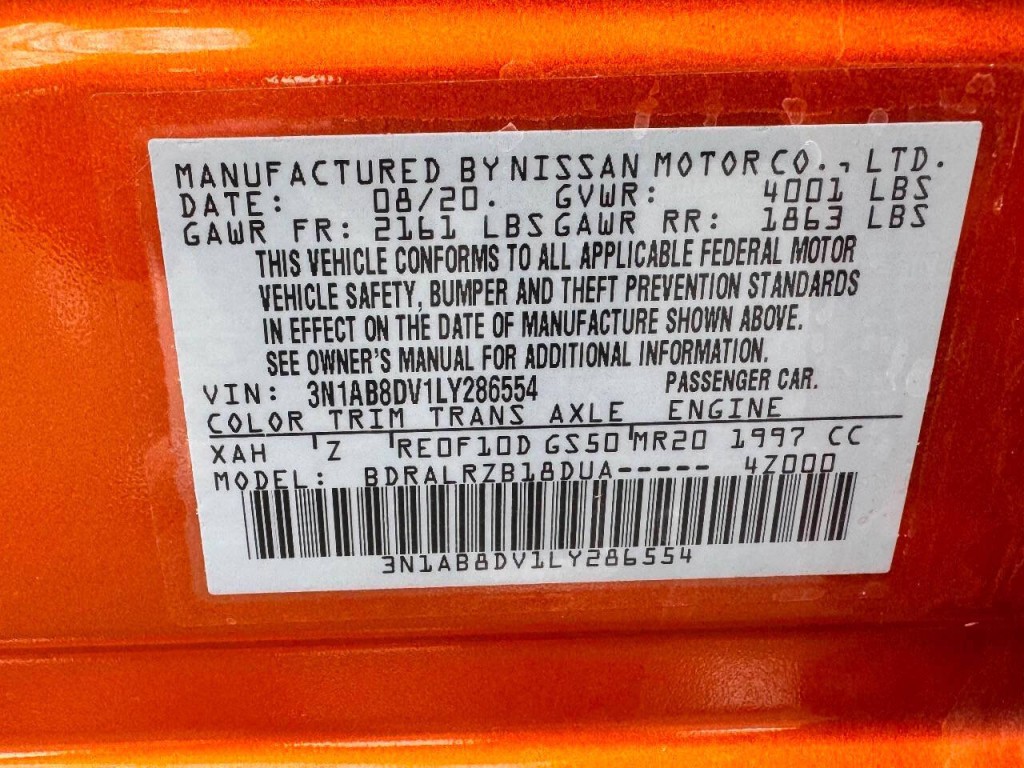 2020 Nissan Sentra Image 31