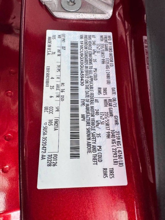 2016 Ford Escape Image 26