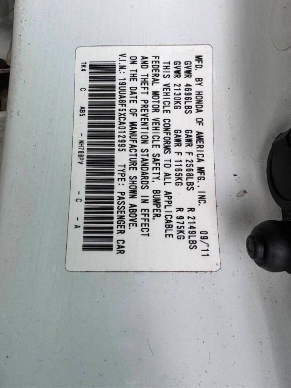 2012 Acura TL Image 32