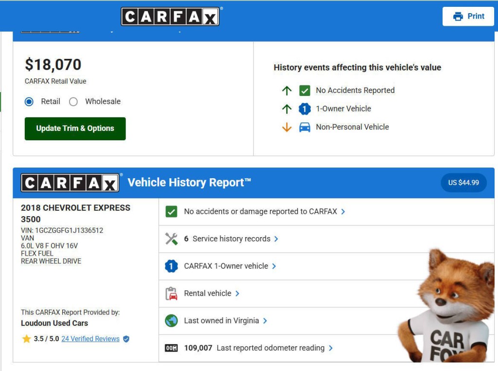 2018 Chevrolet Express Image 32