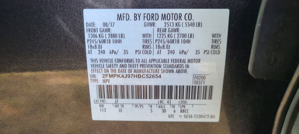 2017 Ford Edge Image 20