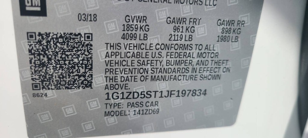 2018 Chevrolet Malibu Image 11