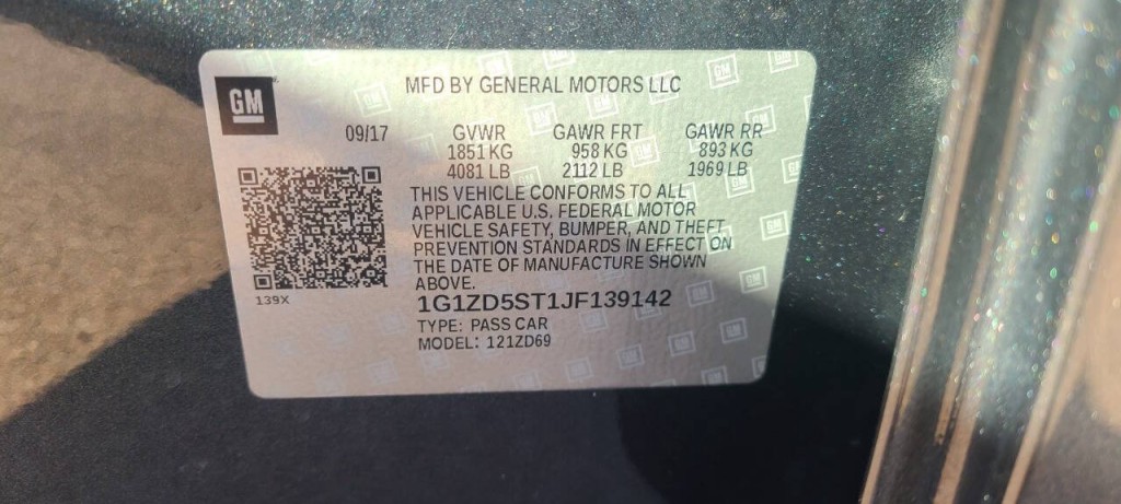 2018 Chevrolet Malibu Image 5