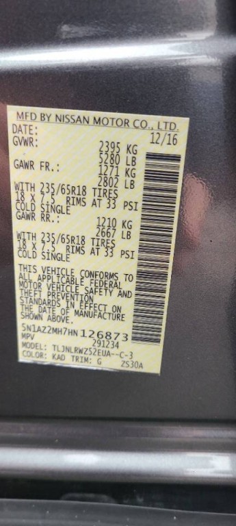 2017 Nissan Murano Image 10