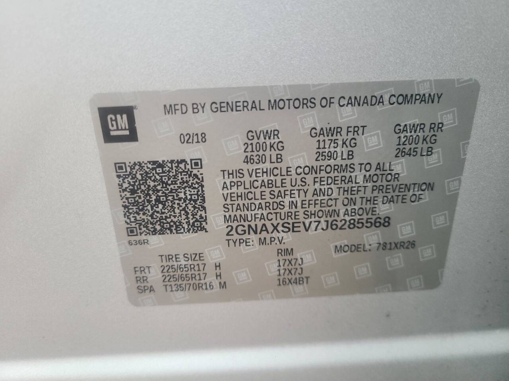 2018 Chevrolet Equinox Image 10