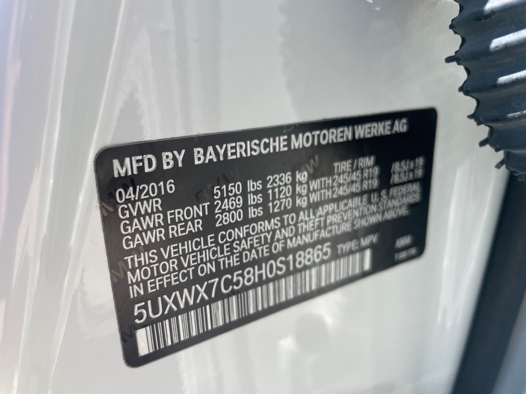 2017 BMW X3 Image 38