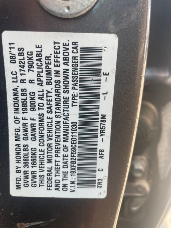 2012 Honda Civic Image 20