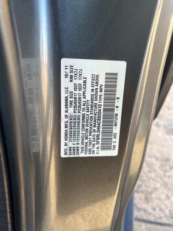 2012 Honda Odyssey Image 30