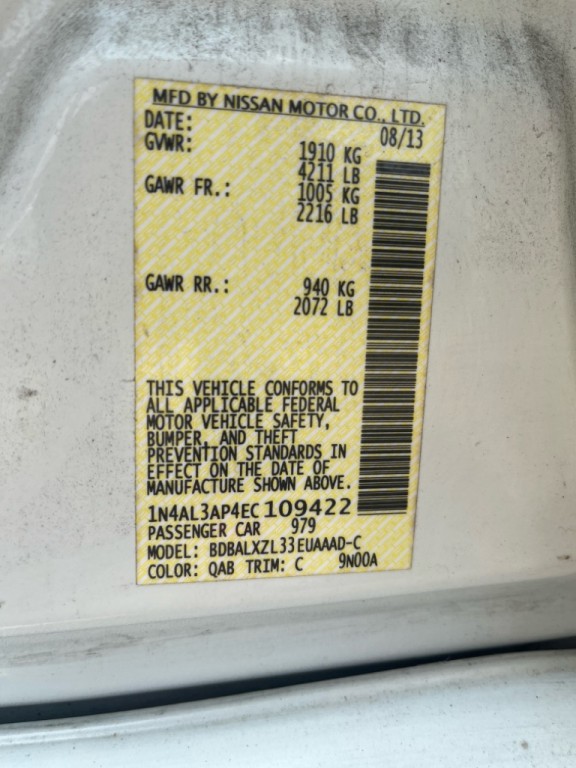 2014 Nissan Altima Image 28