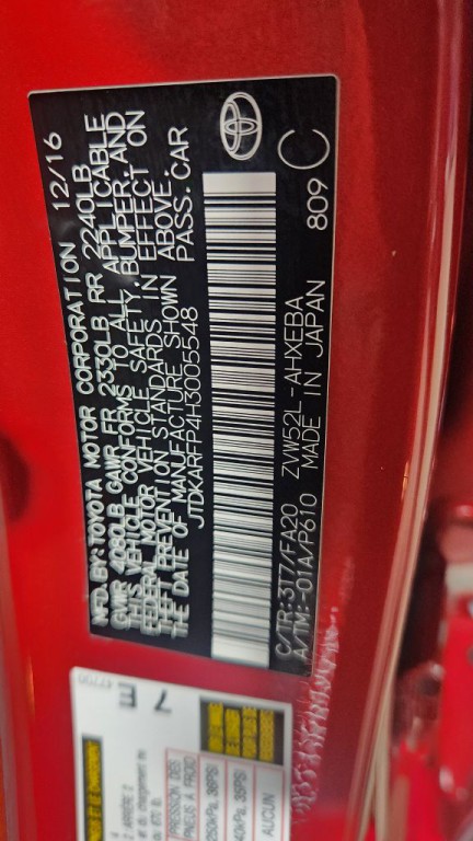2017 Toyota Prius Image 20