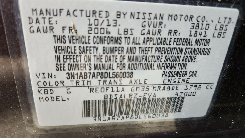2013 Nissan Sentra Image 18