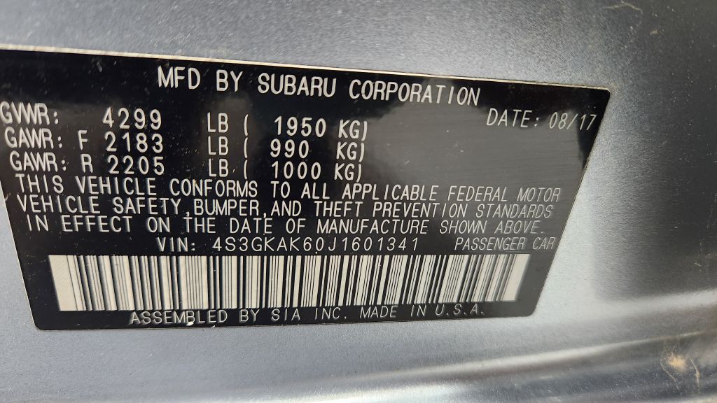 2018 Subaru Impreza Image 22