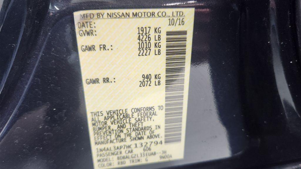 2017 Nissan Altima Image 20