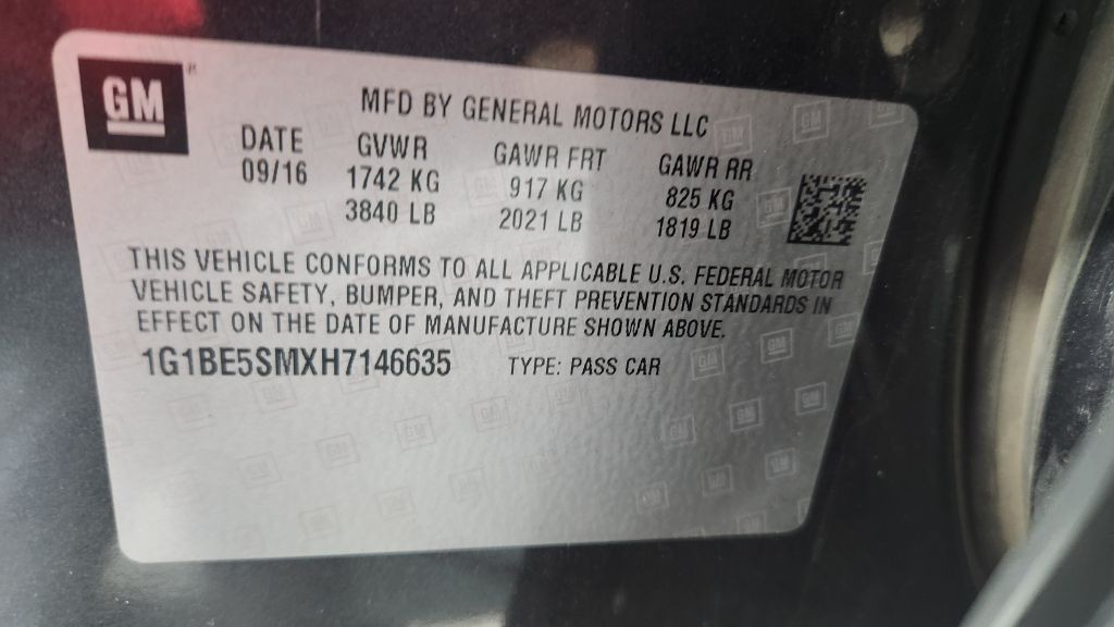 2017 Chevrolet Cruze Image 21