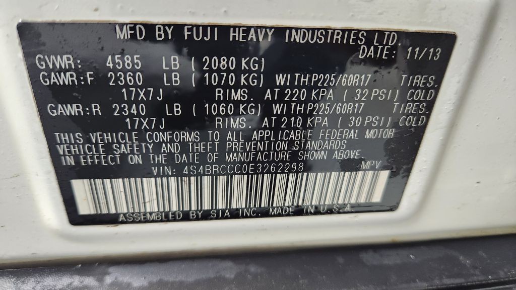 2014 Subaru Outback Image 27