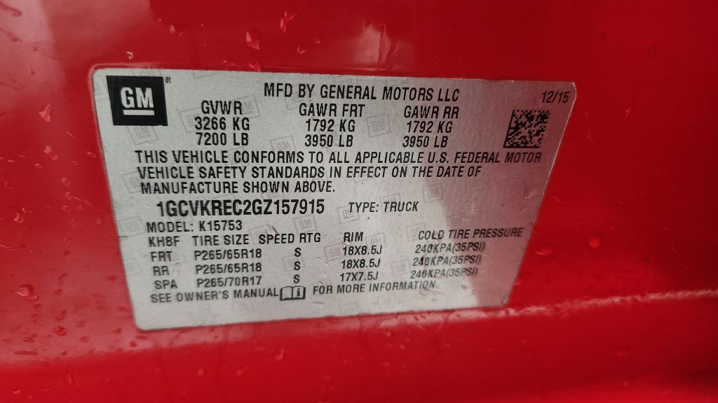 2016 Chevrolet Silverado 1500 Image 18