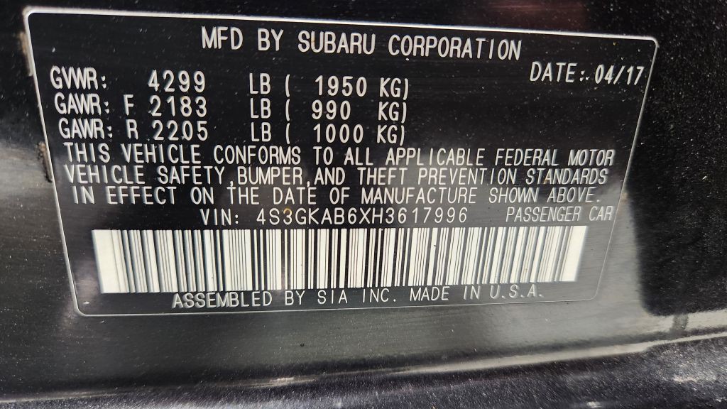 2017 Subaru Impreza Image 20